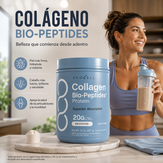 Colágeno Natural Grass-Fed+ - Recupera la firmeza de tu piel y muévete sin dolor