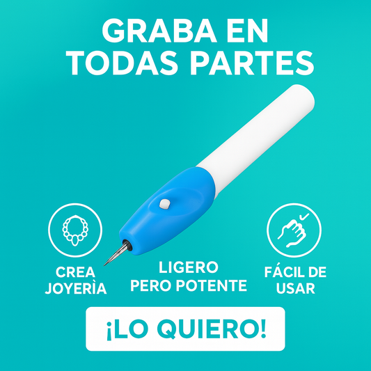 Lápiz Grabador Eléctrico — Personaliza y Protege Tus Objetos en Minutos