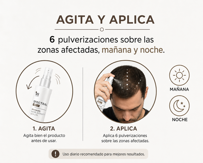 Agita y aplica