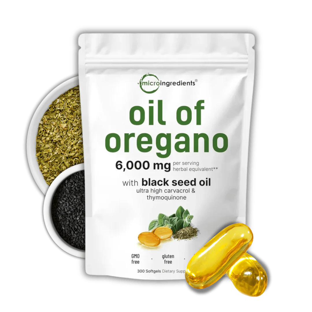 Aceite de Oregano con Black Seed Oil 6000mg