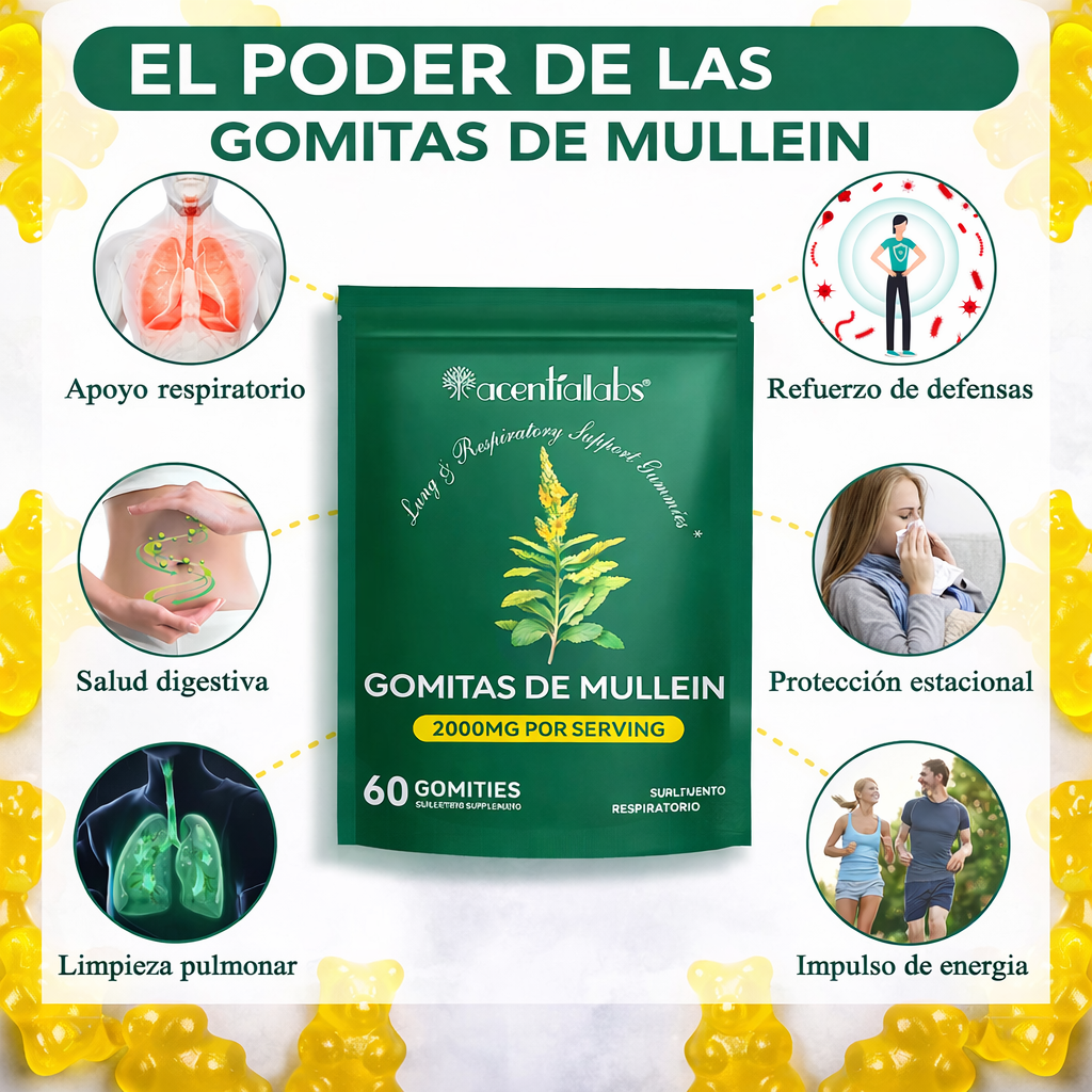 El poder de las gomitas de mullein