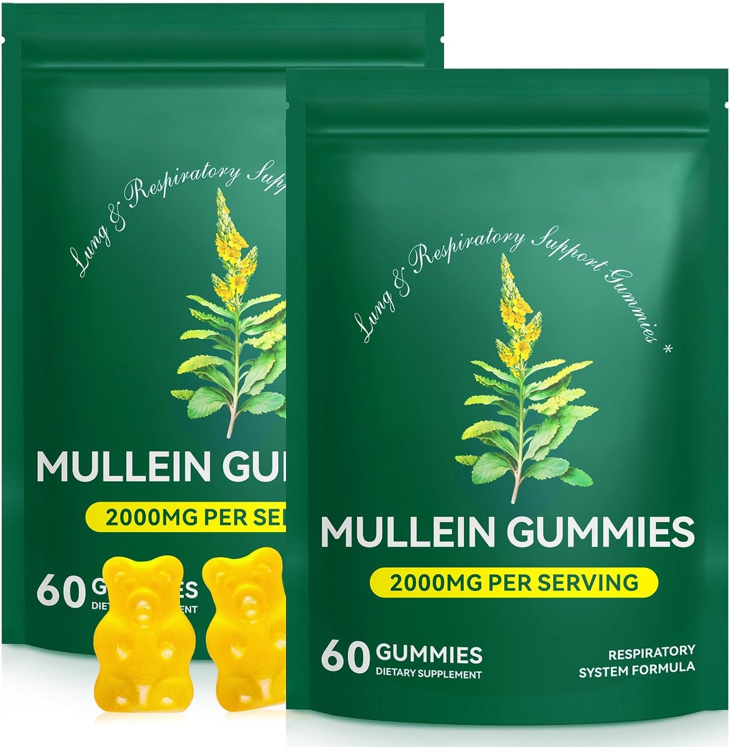 RespiraFuerte gomitas de Mullein
