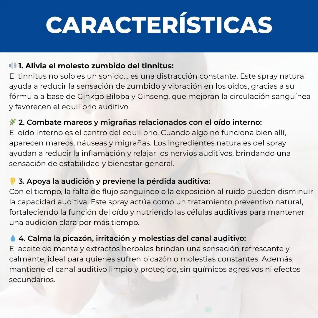 Caracteristicas TinniDrop